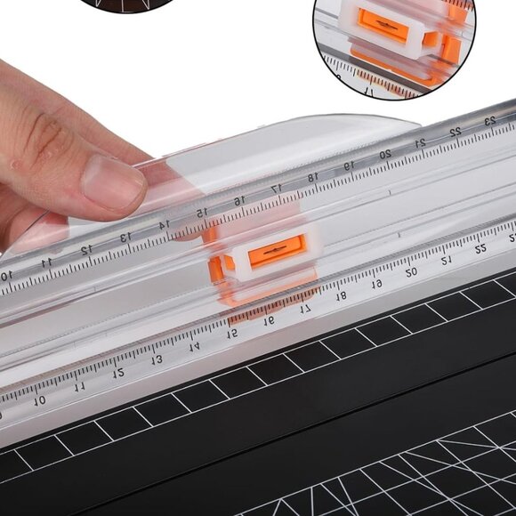 Paper Cutter 12 Inch Scrapbooking Tool Side Ruler for Craft Paper A4 Paper NEW - Picture 4 of 4
